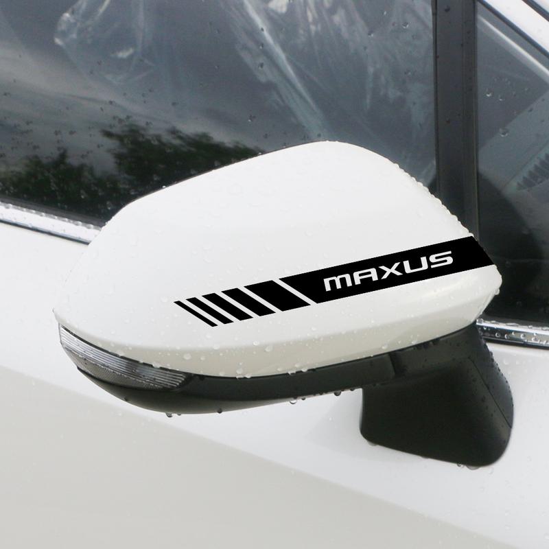 Для Maxus T60 D60 D90 D20 T70 T90 G10 G20 G50 G90 V80 V90 Euniq 5 6 2 шт. Наклейки на крышки боковых зеркал заднего вида автомобиля Автоаксессуары