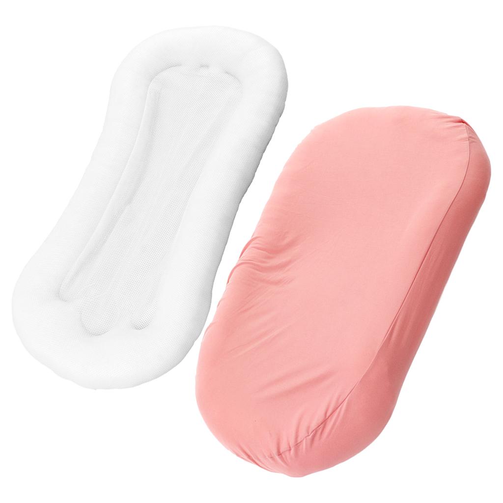 Baby Nest Pillow Ergonomic Soft Touch Skin Friendly Easy Clean Baby Lounger Pillow for Boys Girls