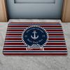 Boat Anti Slip Door Mat Nautical Anchor Compass Ship Wheel Home Decor Floor Mat Indoor Outdoor Bath Rug