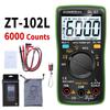 ZOYI ZT-102L Мультиметр Автоматическое измерение Тестер сопротивления Высокоточный Индуктивность 60 Гн Амперметр Цифровой измеритель емкости