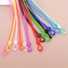1 шт. Регулируемые эластичные силиконовые ремешки для очков, цепочка для солнцезащитных очков, спортивный противоскользящий шнурок, шнурки для очков, лента, шнурок-держатель