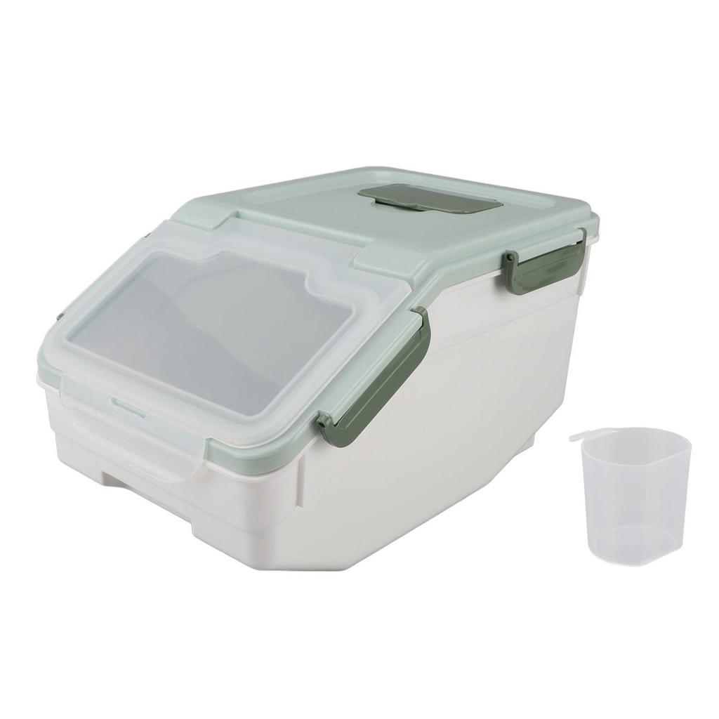 Airtight Rice Container Thickened Rice Storage Bin with Easy Open Lid for Kitchen Grain Flour