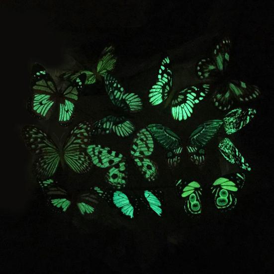 10 шт. светящийся колышек для бабочек, устойчивый к погодным условиям, уличный садовый горшок, ваза, 3D-поддельный колышек для бабочек, декоративная фотореквизит