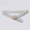 New Pearl Women's Stretch Belt Women's Skirt Dress Elastic Tightening Slimming Chain Women's Style