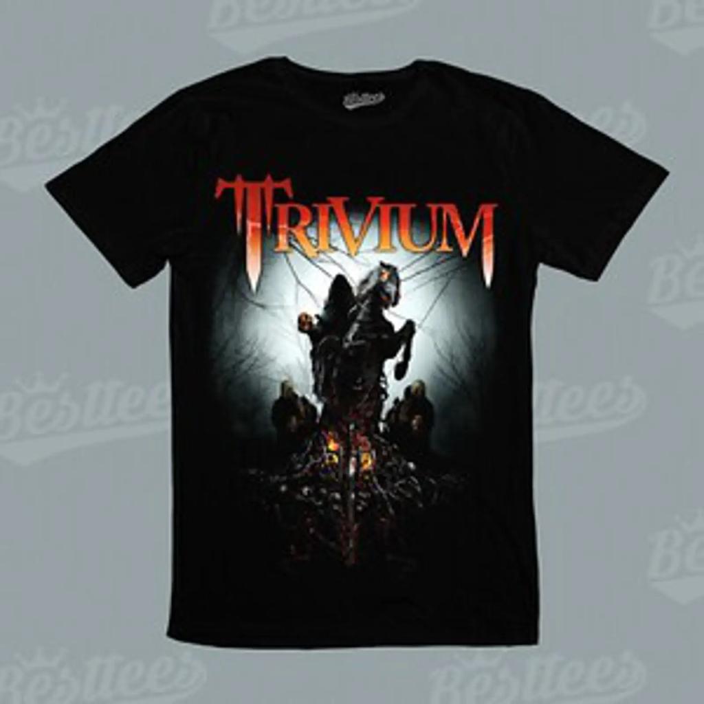 American Band Music Heavy Metal Trash Rock N Roll Trivium Pferd T Shirt Vintage Casual Stretched Homme