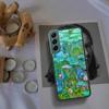 Чехол для телефона Claude Monet Garden Lotus Bridge для Samsung A02 A03 A03S A04 A04S Galaxy A55 A35 A25 A15 S10 Lite A9 A8 A7 A6 Plus A
