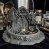 3D Printed Jewelry Storage Tray Black Gothic Style Decorative Tray  Dressing Tables