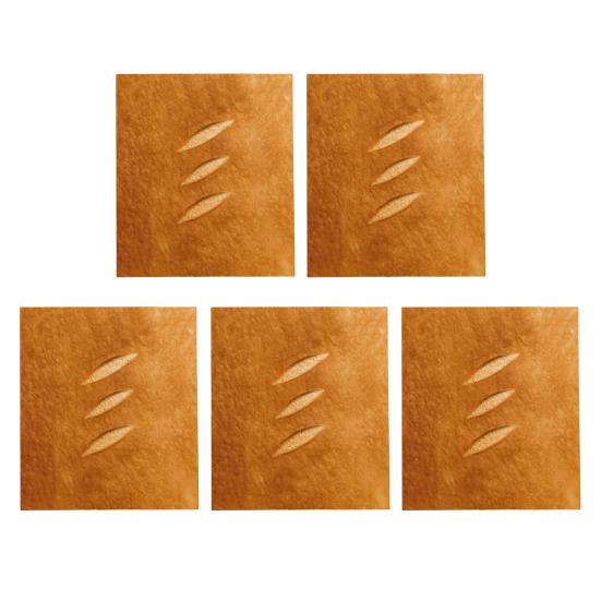 Подарочная упаковочная бумага в форме хлеба Крафт-бумага Рустикальные дизайны хлеба Маслостойкая Устойчивая к разрывам Кухонные принадлежности для DIY-вечеринки