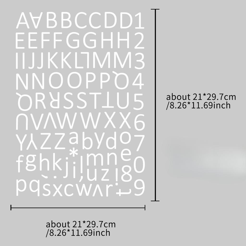 12 Наклеек с буквами Цветные Английские Цифровые Комбинации Сделай сам Чашка для воды Компьютерная декорация Водонепроницаемые Наклейки для ручного аккаунта