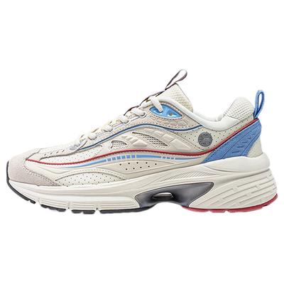 Кроссовки женские Li Ning Yixing Lite Casual Versatile Shock Absorbing Non-Slip Wear-Stick Low-Top Sneakers White Blue AGCT504-1