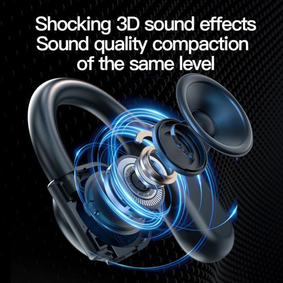 1 шт. беспроводная гарнитура с направленным звуком, подвесные наушники с шумоподавлением и низкой задержкой, Bluetooth-совместимые наушники 5,3