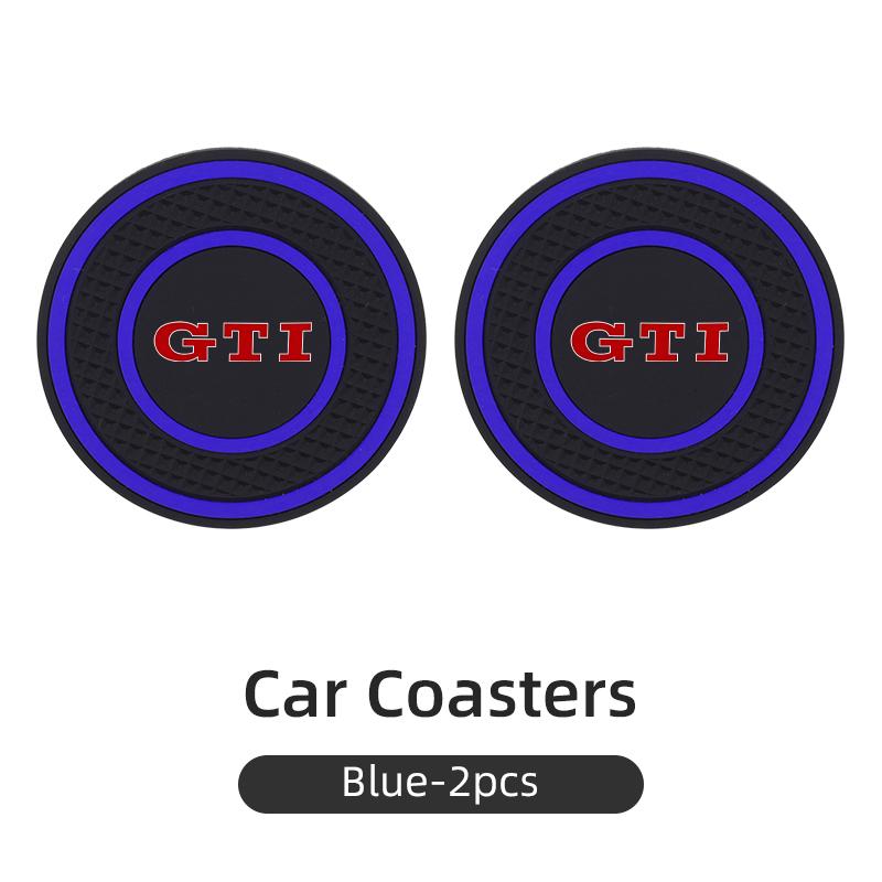 Car-Mounted Silicone KOIUN6 Material Double-Ring Water Cup Coaster Anti-slip For Volkswagen VW GTI Golf 4 6 7 Tiguan Passat B5 B6 B7 CC