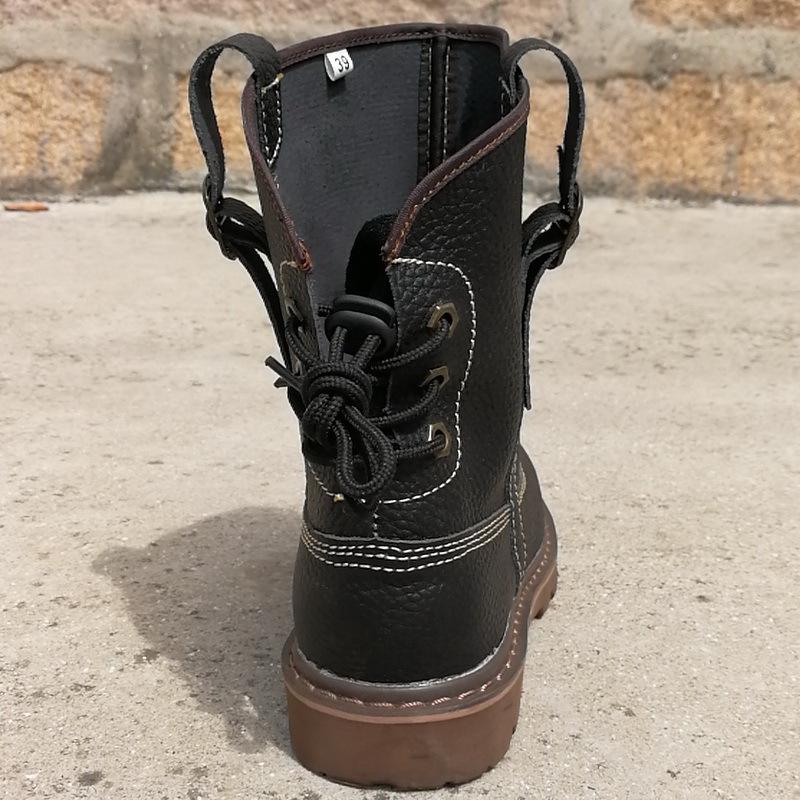 Специальное предложение: Короткие ботинки из натуральной кожи — унисекс, ретро-стиль для верховой езды и Мартина, дышащие и модные