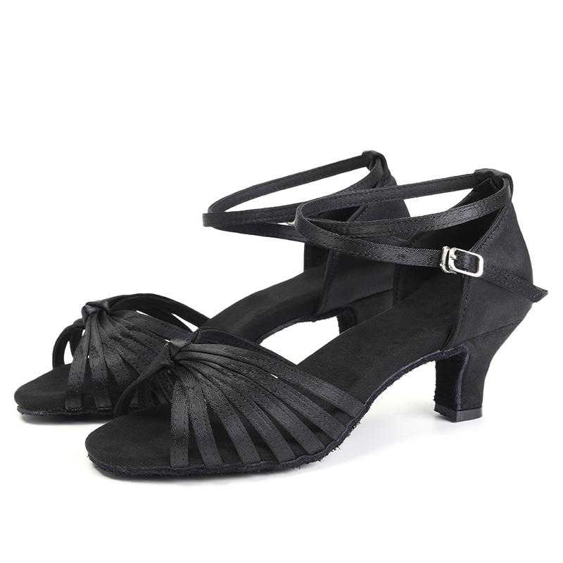 Women Girl's Dancing Shoes High Heels Professional Ballroom Latin Tango Dance Shoes