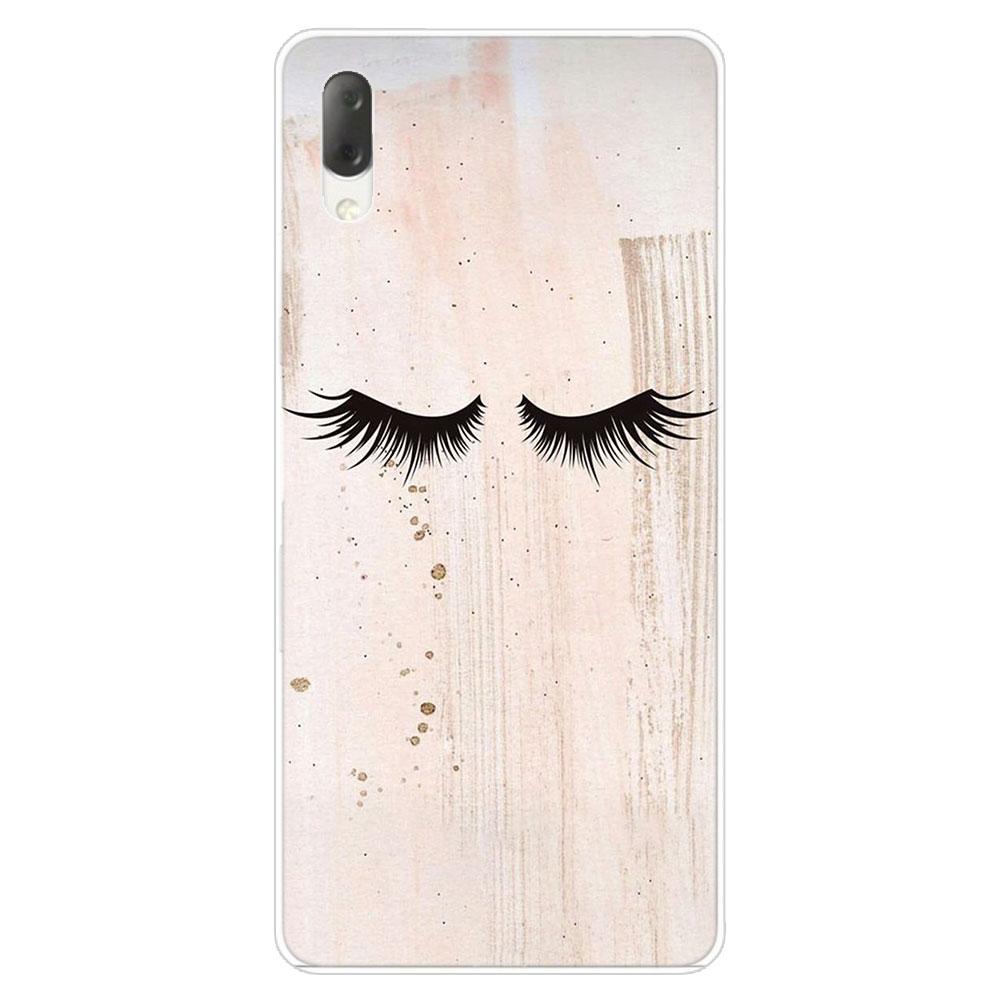 Жесткий чехол с милым мультяшным подмигивающим глазом для Sony Xperia L1 L2 L3 X XA XA1 XA2 Ultra E5 XZ XZ1 XZ2 Compact XZ3 M4 Aqua Z3 Z5 Premium