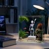 3D-печатное украшение для аквариума Танцующий скелет, Аэратор для аквариума, Динамичное украшение в виде движущегося черепа на воздушной тяге, Готическое декоративное аэрационное устройство