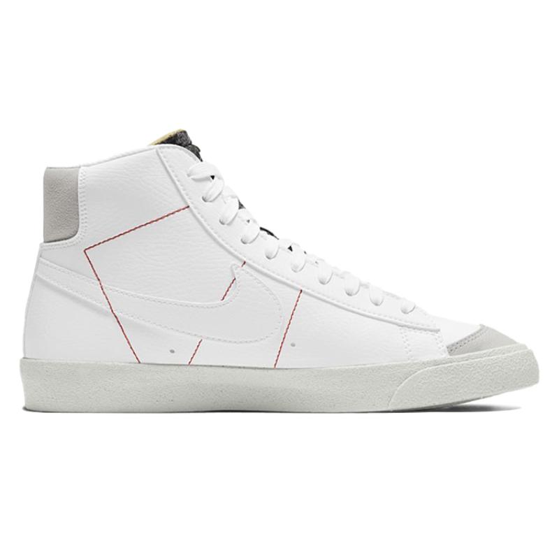 Nike Blazer Mid 77 Vintage Recycled Wool Pack - Белые Кроссовки Светло-серые Обувь для скейтборда CW6726-100