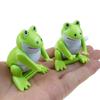 Exquisite Green Playing Solid Kids Spring Wind-up Frog Toy Children Gift Clockwork