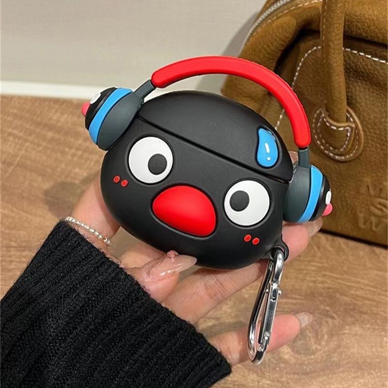 Cute Pingu Penguin Animal Generic Case Shockproof Soft Silicone Protective Cover For Airpods 1 2 3 4 Pro Pro2 Daily Use Fun Gift