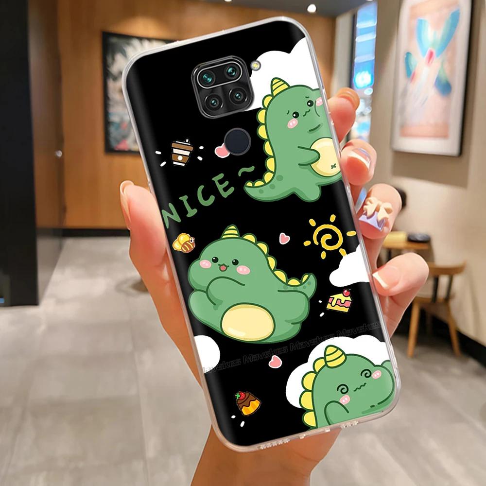 Чехол для телефона Xiaomi Redmi Note 9 Чехол Кот Панда Полная защита Силиконовая задняя крышка Для Redmi Note 9 Note9 Чехлы Fundas Coque