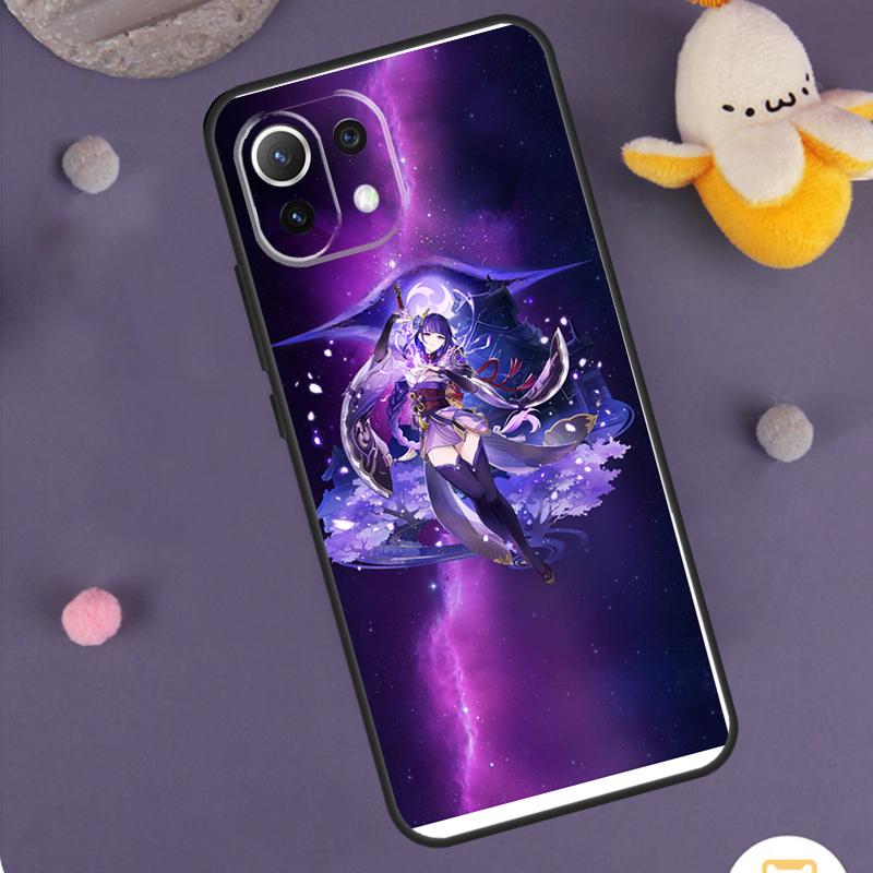 Чехол Raiden Shogun Genshin Impact для Xiaomi 17 Pro Max 14 15 Ultra 13T 14T 15T POCO F8 Ultra F5 F6 F7 X5 X6 X7 Pro