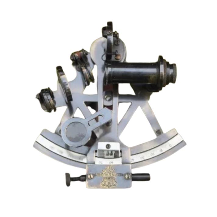 Vintage Marine Working German Sextant Ship Instrument Solid Brass Sextant Gift