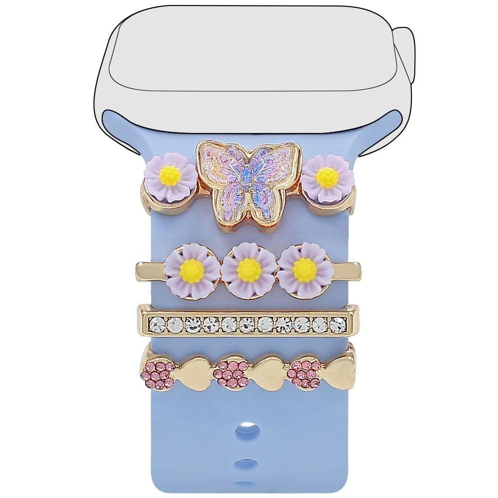 Ювелирный ремешок, декоративное кольцо, ремешок для часов, орнамент, новые металлические подвески для Apple Watch, ремешок для часов