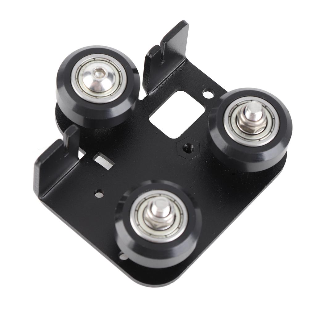 Back Support Plate Black Metal 3D Printer Extruder Back Support Plate With Pulley for Ender3 V2