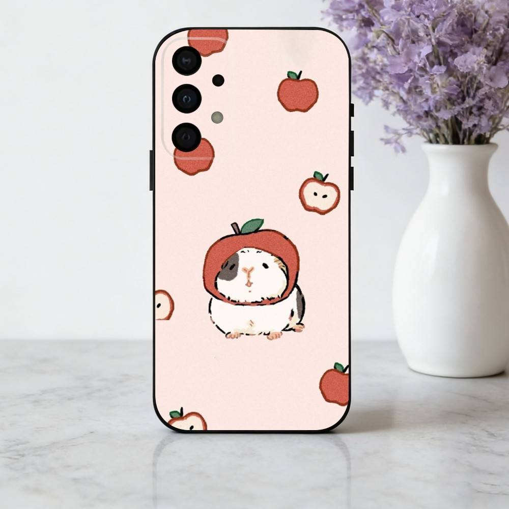 C-Милый-E C-Мультяшный-N H-Хомяк Чехол для Телефона Для Samsung Galaxy A73,A72,A71,A70,A53,A52,A51,Мягкий Силиконовый Черный Чехол