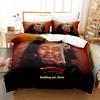 Singer Bob Marley Bedding Set Cartoon Anime three-piece Set Adult Kid Bedroom Duvetcover Sets Cool Print Letto Matrimoniale