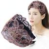 Wide Women Hairband Solid Lace Turban Solid Elastic Hair Bands Hair Accessories Headband for Women Girls Headdress