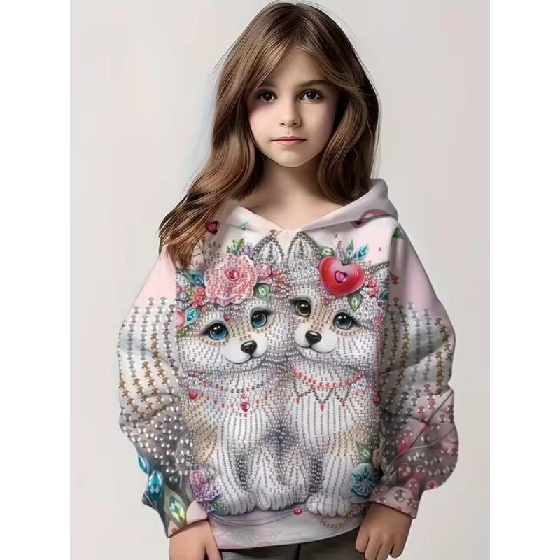 Милый медведь в конфетных толстовках, повседневные удобные свободные топы с длинным рукавом, толстовки, детские мультяшные пальто, осенне-зимняя одежда