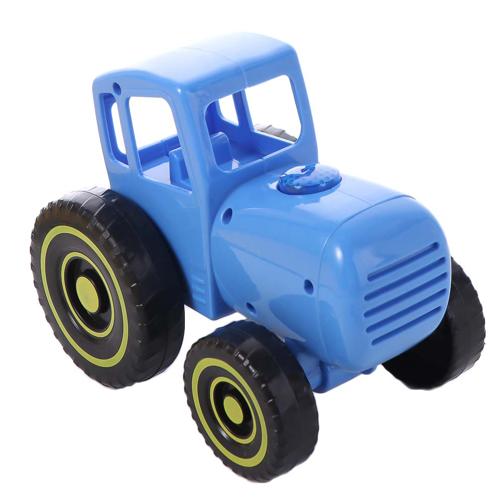 Early Learning Car Farmer Toy Sliding Toy Musical Car Model Mini Blue Tractor  For Children