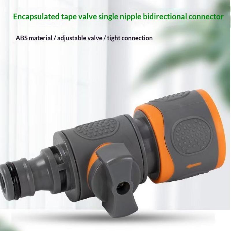 3Pcs Quick Connect Garden Hose Adapter With Ball Valve Fits 1/2", 3/8", & 3/4" Etc Hose Quick Connectors For Garden/Car Washing