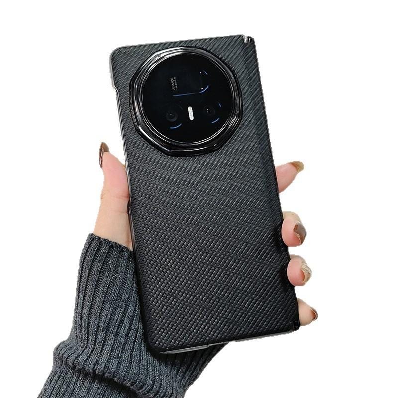 Применимо к Honor magic v5 складной магнитный центральный шарнир карбоновое волокно кожаный узор мобильный телефон новая ультратонкая оболочка Honor v6