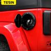 Крышка автомобильного бака TESIN для Jeep Wrangler JK 2007-2017, ABS, алюминиевый сплав, внешняя крышка топливного бака автомобиля, крышка для JK