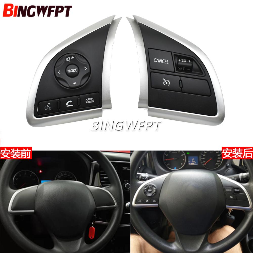 Cruise Control Switch Steering Wheel Button For Mitsubishi ASX Outlander 2013 2014 2015 2016 2017 2018 2019 Audio Android Player