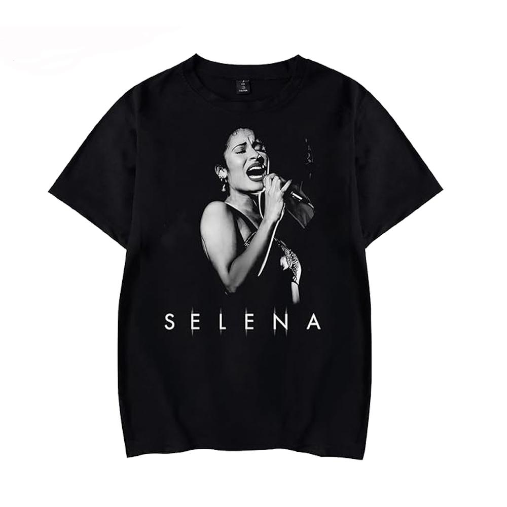Singer Selena Quintanilla TShirt Women Short Sleeve Cotton Tshirts Casual Summer ONeck Cool Tees Shirt