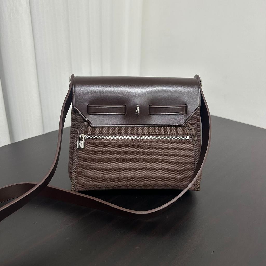 Cross Border 2025 / New Casual Versatile Canvas Square Bag Tote Bag MINI Cross Shoulder Single Shoulder Women's Bag Good Quality