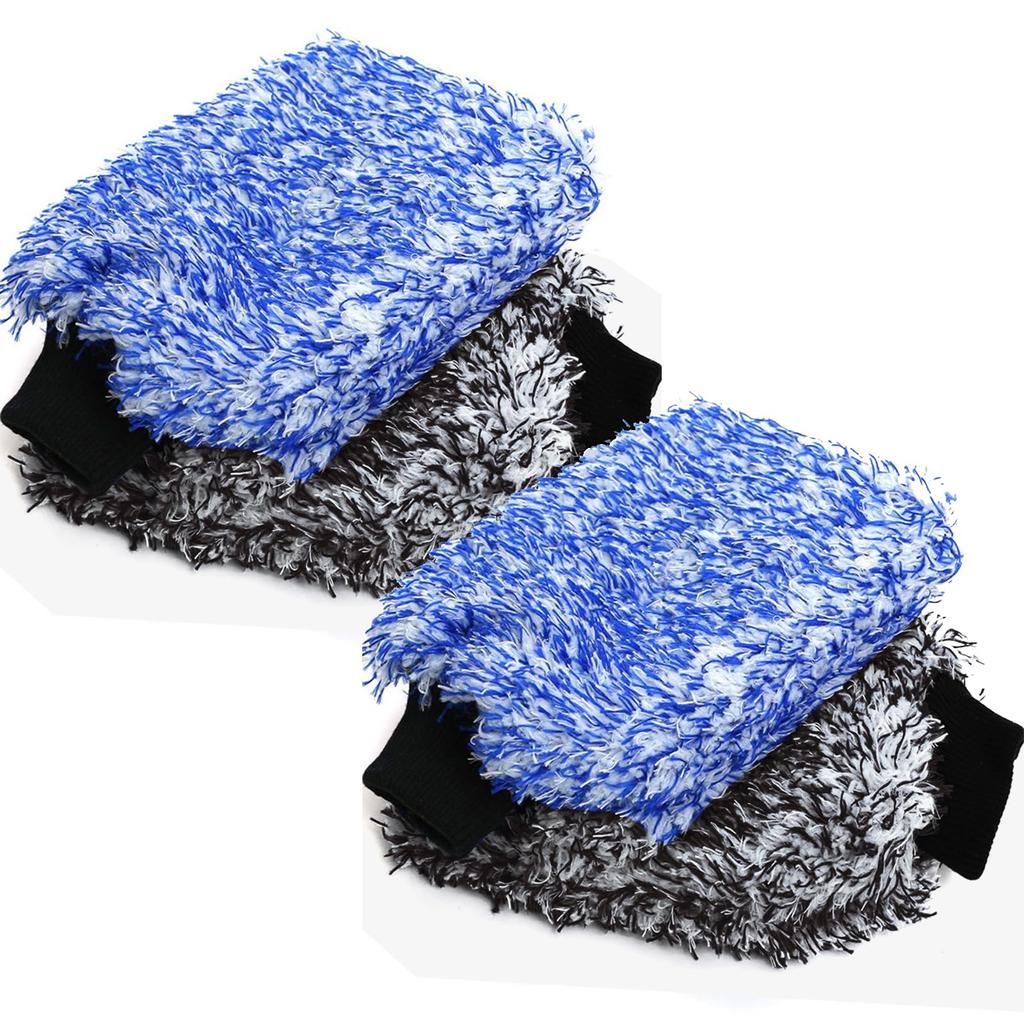 DFsucces Car Wash Gloves, Car Wash Tools, Thick Car Wash Sponge, Car Wash Gloves,