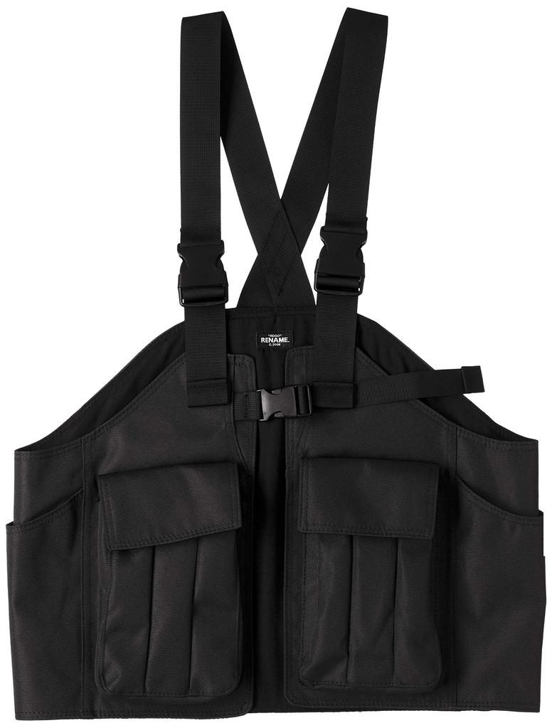 CORDURA Backpack Vest [Rename] -Black