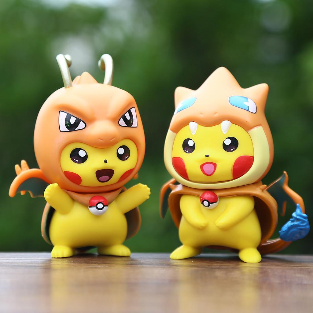 Покемон ПВХ Фигурка Пикачу Топпер для торта Подарок-сюрприз для коллекционеров Включая специальных персонажей