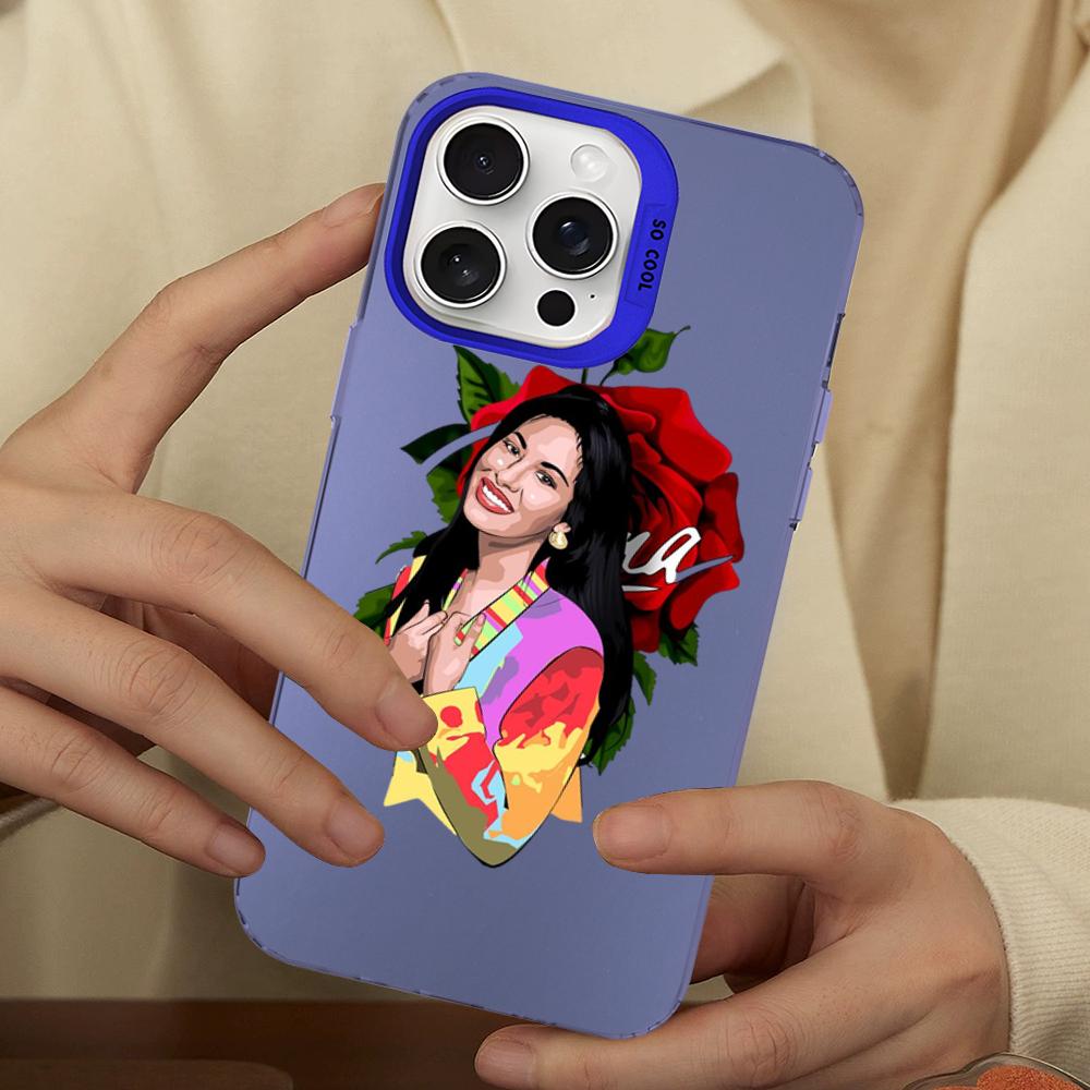 Selena Quintanilla Top Latin Artist 90s Phone Case For IPhone 16 15 14 13 12 11 Pro Max XR XSMAX Matte Shockproof Back Cover
