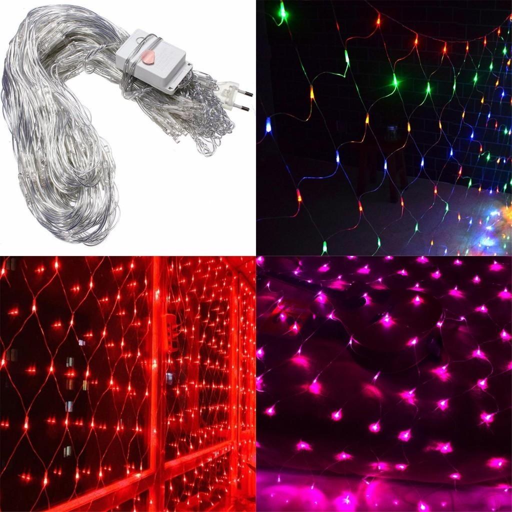 Gorgeous Net Mesh Christmas Fairy String Lights 200leds Ideal For Parties And Weddings