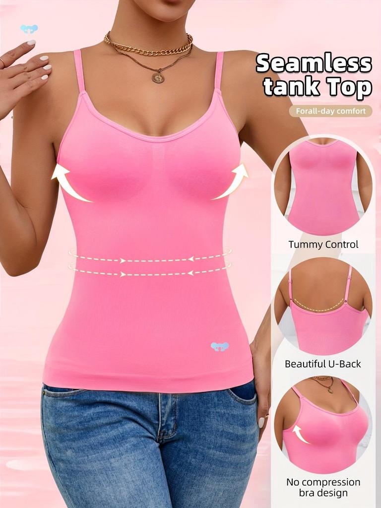 2026 Camisole для трансграничной электронной коммерции со встроенными чашечками бюстгальтера - Универсальный топ для ношения под одеждой и как самостоятельный элемент с стильным дизайном спинки