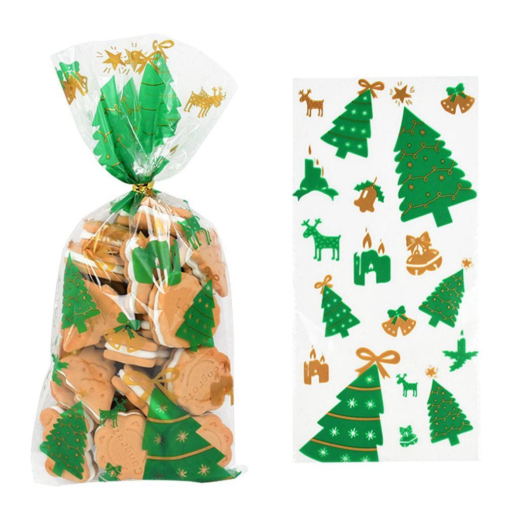 Supplies Cookie Biscuit Baking Biscuit Bags Candy Pouches Christmas Decoration Christmas Candy Bags