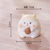 6Pcs/set Cartoon Hamster Animal Miniatures Resin Ornaments Fairy Garden Decoration Micro Landscape