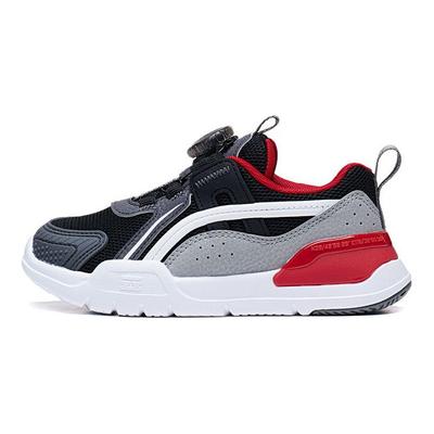 Li Ning Детская спортивная серия Lifestyle Shield 2023 Удобные Универсальные Воздухопроницаемые Амортизирующие Отскок Повседневная обувь Детская повседневная обувь YKNT044-5