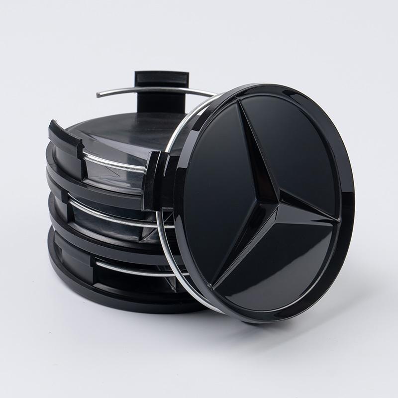4pcs A1714000025 75mm Car wheel Hub Cap Emblem badge logo Mercedes Benz Amg C E Class CLA GLC W205 W212 W213 W176 W177 X253 W117