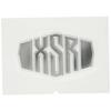 YAMAHA XSR Emblem Set Silver 3D Type Q5K-YSK-001-TA6 Q5K-YSK-001-TA6